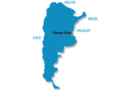 Gay Argentina Map