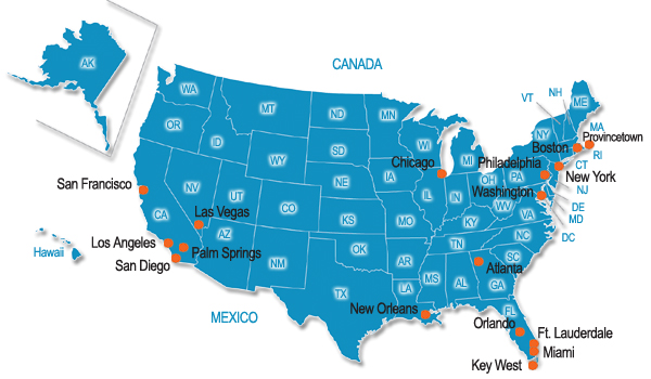 Gay United States Map
