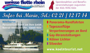 Kölntourist Personenschifffahrt am Dom GmbH<br>Cologne, Germany